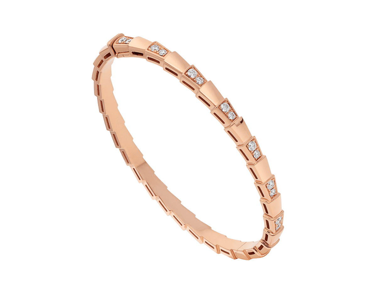 [⭐Veya]SERPENTI BRACELET PINK GOLD DIAMOND