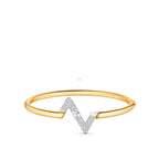 ⭐Miroze VOLTE UPSITE DOWN GOLD DIAMOND BRACELET