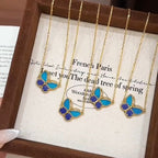 [⭐Miroze ] 2026 BUTTERFLY BLUE   NECKLACE