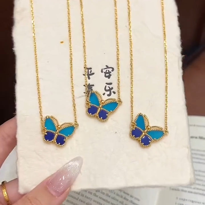 [⭐Miroze ] 2026 BUTTERFLY BLUE   NECKLACE