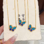 [⭐Miroze ] 2026 BUTTERFLY BLUE   NECKLACE