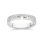 ⭐Miroze ALLIANCE LIENS VIDENCE PAVED DIAMOND 4MM RING