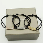 [⭐Miroze]Messika Care(s) pink cord pavé bracelet