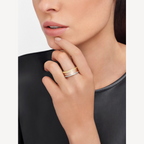 [⭐Veya]ZERO 1 THREE-BAND ROSE WHITE AND YELLOW RING