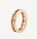 [⭐Veya]ZERO 1 ONE-BAND WITH OPENWORK LOGO SPIRAL RING