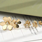 ⭐Miroze CLOVER COMOS GOLD DIAMOND RING