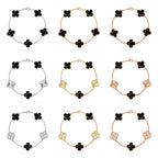 [⭐Miroze ]New  CLOVER 5 MOTIF PULSAR STONE BRACELET COLLECTION