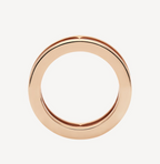 [⭐Veya]ZERO 1 ONE-BAND WITH OPENWORK LOGO SPIRAL RING