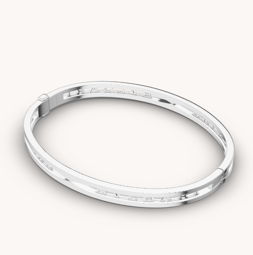 [⭐Veya]ZERO 1 SPIRAL LOGO SILVER BRACELET