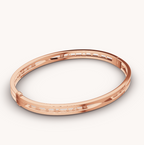 [⭐Veya]ZERO 1 SPIRAL LOGO PINK GOLD BRACELET