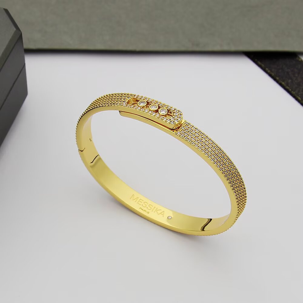 [⭐Miroze]Move Noa Full Pavé Diamond Bangle Bracelet