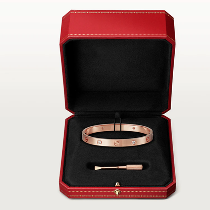 [⭐Miroze]LOVE BRACELET 6.1MM 4 DIAMONDS