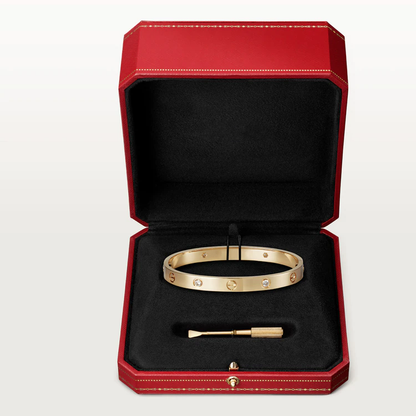 [⭐Miroze]LOVE BRACELET 6.1MM 4 DIAMONDS