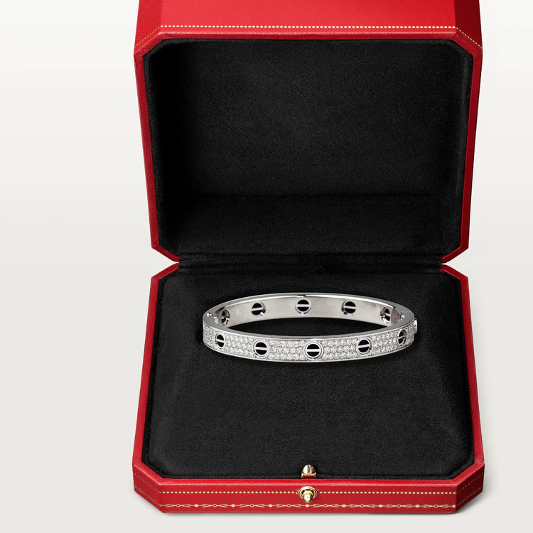 ⭐Miroze LOVE BRACELET 6.1MM DIAMOND-PAVED CERAMIC