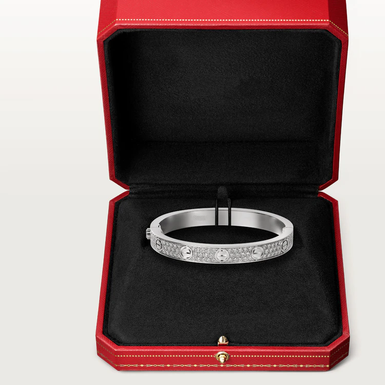 [⭐Miroze]LOVE BRACELET 6.1MM DIAMOND-PAVED