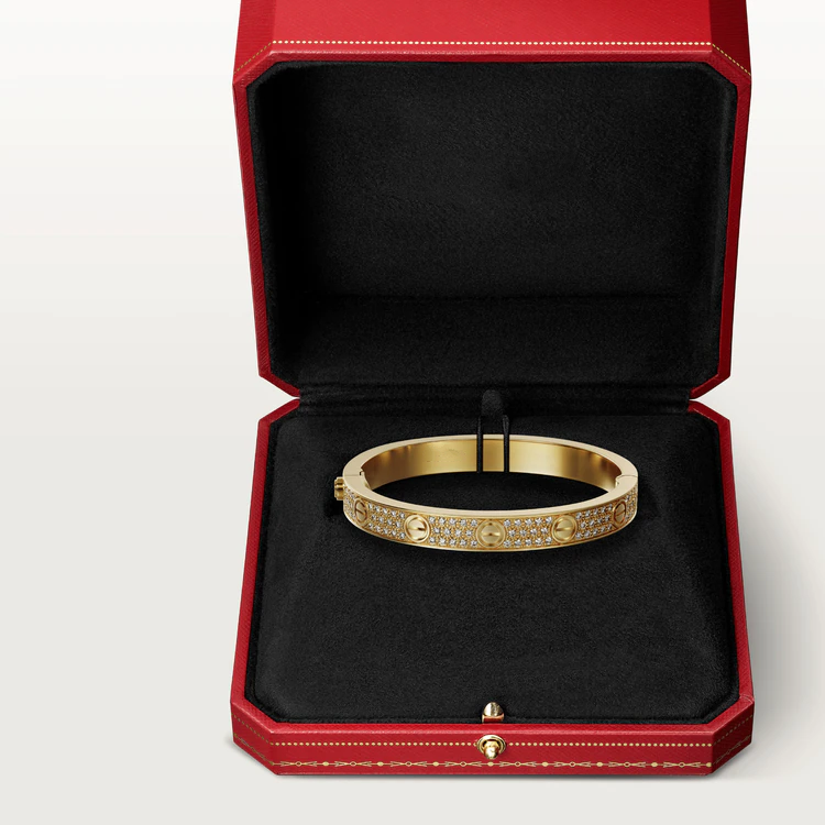 [⭐Miroze]LOVE BRACELET 6.1MM DIAMOND-PAVED