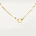 ⭐Miroze LOVE NECKLACE 16MM 2 DIAMONDS