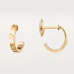 ⭐Miroze LOVE EARRINGS 2.65MM PINK GOLD