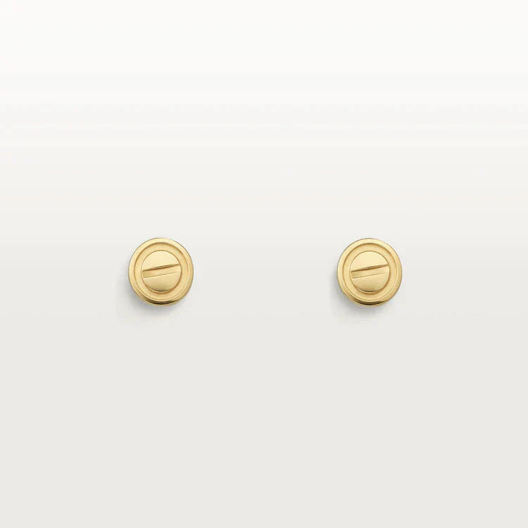 [⭐Miroze]LOVE EARRINGS GOLD 10MM