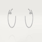 ⭐Miroze JUSTE EARRINGS FULL DIAMONDS 1.8MM