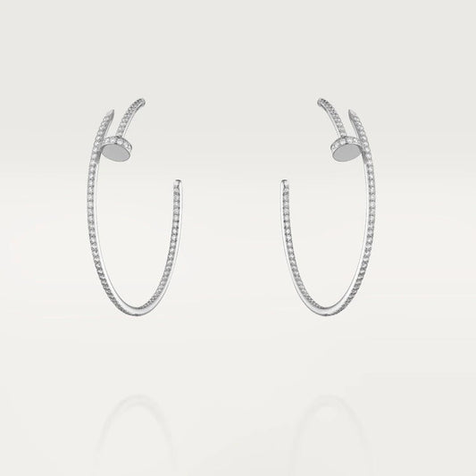 [⭐Miroze]JUSTE EARRINGS FULL DIAMONDS 1.8MM