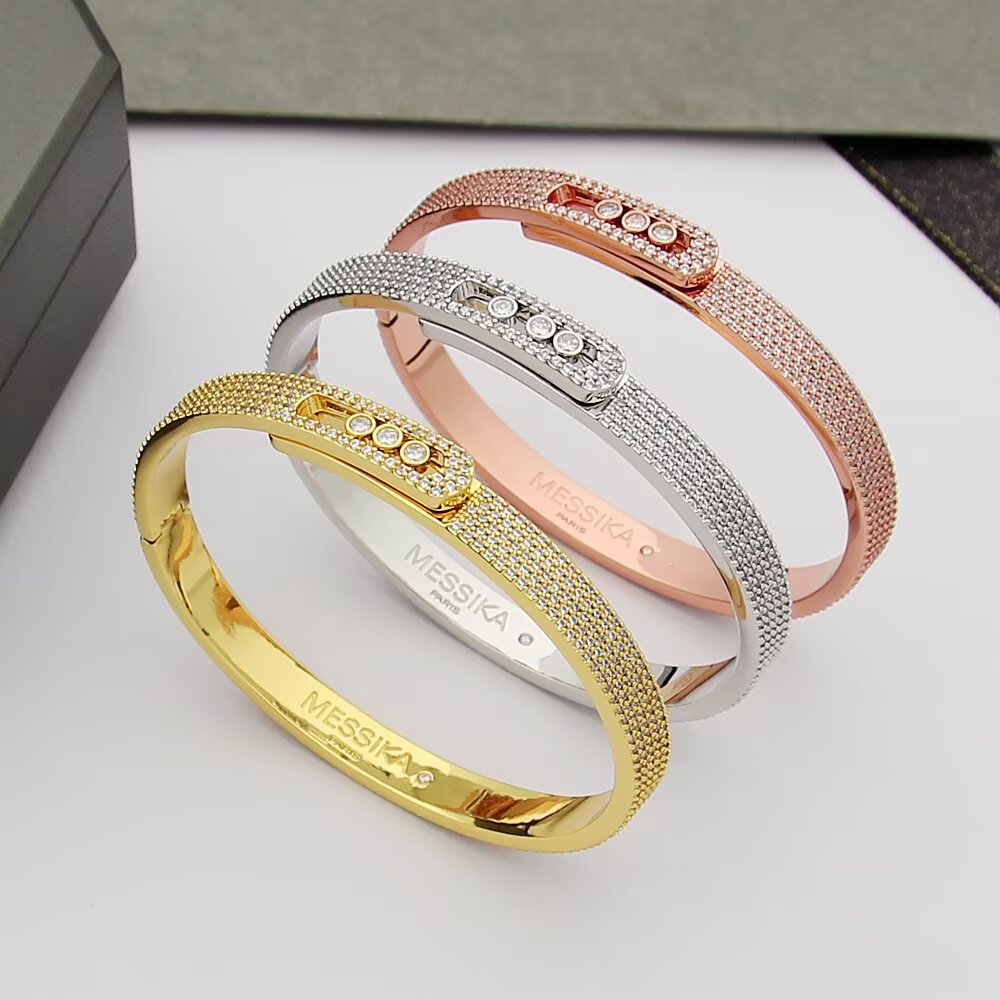 [⭐Miroze]Move Noa Full Pavé Diamond Bangle Bracelet