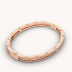 [⭐Veya]ZERO 1 SPIRAL AND PAVED DIAMOND PINK GOLD BRACELET