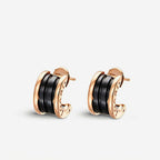 [⭐Veya]ZERO 1 PINK GOLD CERAMIC EARRINGS