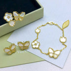 [⭐Miroze ] 26 NEW CLOVER LUCKY LIGHT YELLOW AND WHITE SET