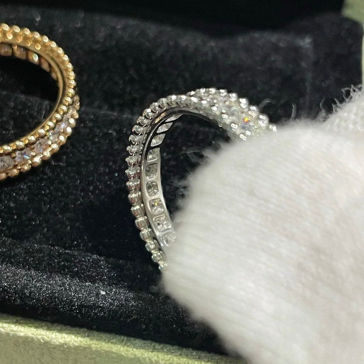 [⭐Miroze]PERLEE DIAMOND ROSE GOLD RING