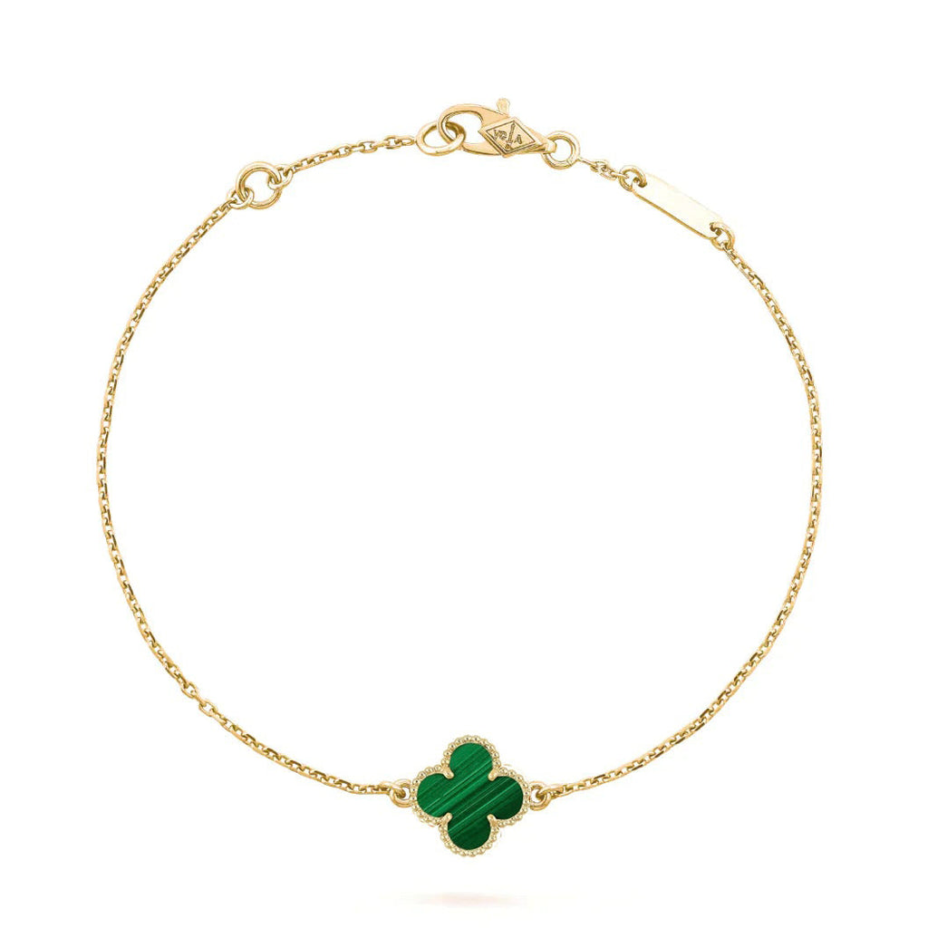 ⭐Miroze CLOVER BRACELET MALACHITE 1 MOTIF