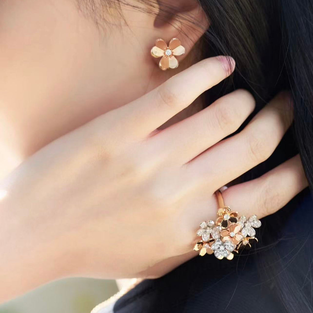 ⭐Miroze FRIVOLE MINI FLOWER EARRINGS