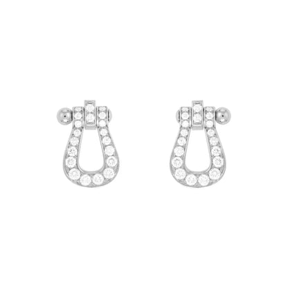 [⭐Miroze]FORCE 10 FULL DIAMOND STUD EARRINGS MINI MODEL