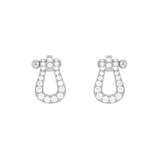 [⭐Miroze]FORCE 10 FULL DIAMOND STUD EARRINGS MINI MODEL