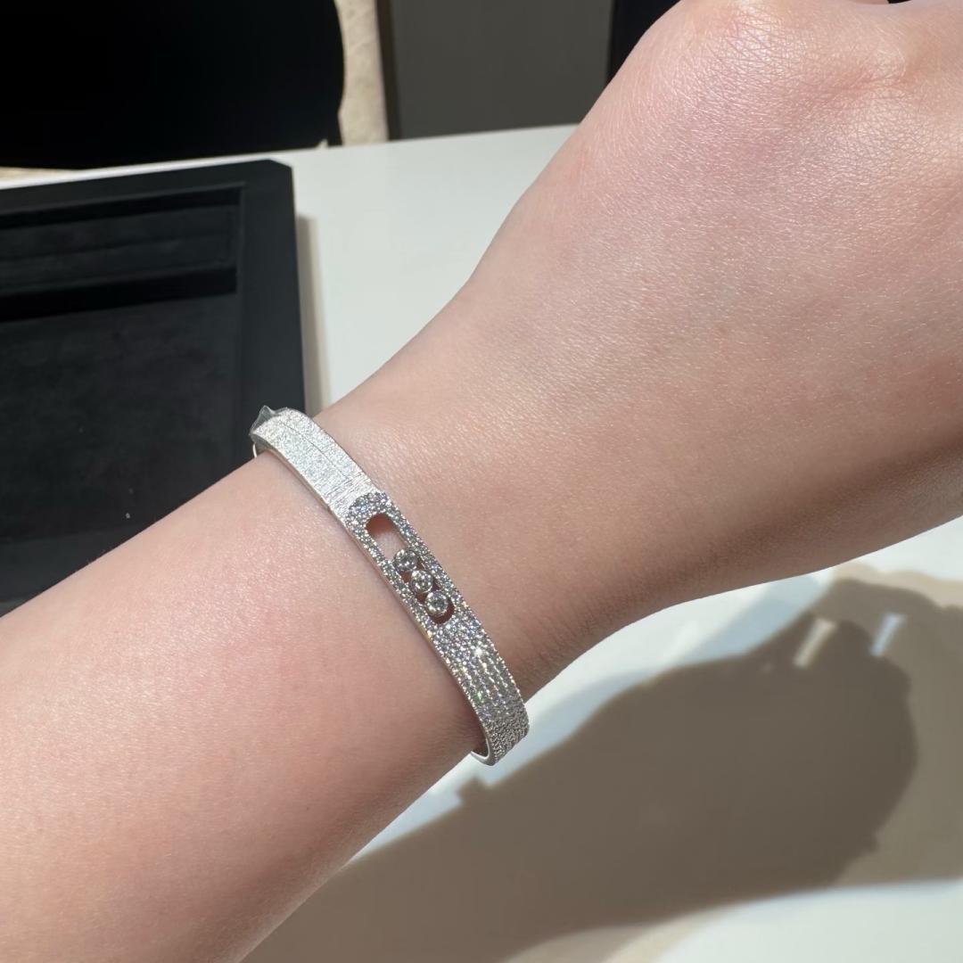 [⭐Miroze]Move Noa Ciselé half pavé bangle
