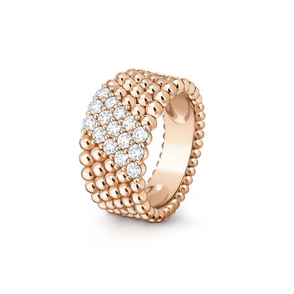 [[⭐Miroze] ]  PERLEE DIAMOND RING ,5-ROW DIAMOND-SET DESIGN
