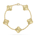 [⭐Miroze ]New  CLOVER 5 MOTIF LASER BRACELET COLLECTION