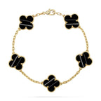 [⭐Miroze ]New  CLOVER 5 MOTIF PULSAR STONE BRACELET COLLECTION