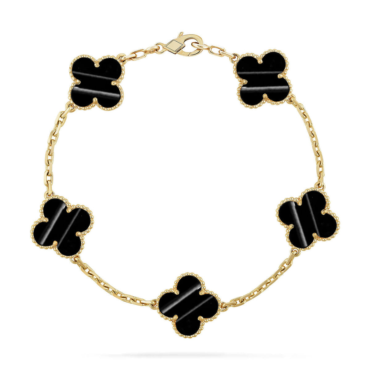 [⭐Miroze ]New  CLOVER 5 MOTIF PULSAR STONE BRACELET COLLECTION
