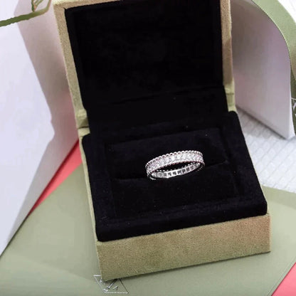 [⭐Miroze]PERLEE DIAMOND SILVER RING
