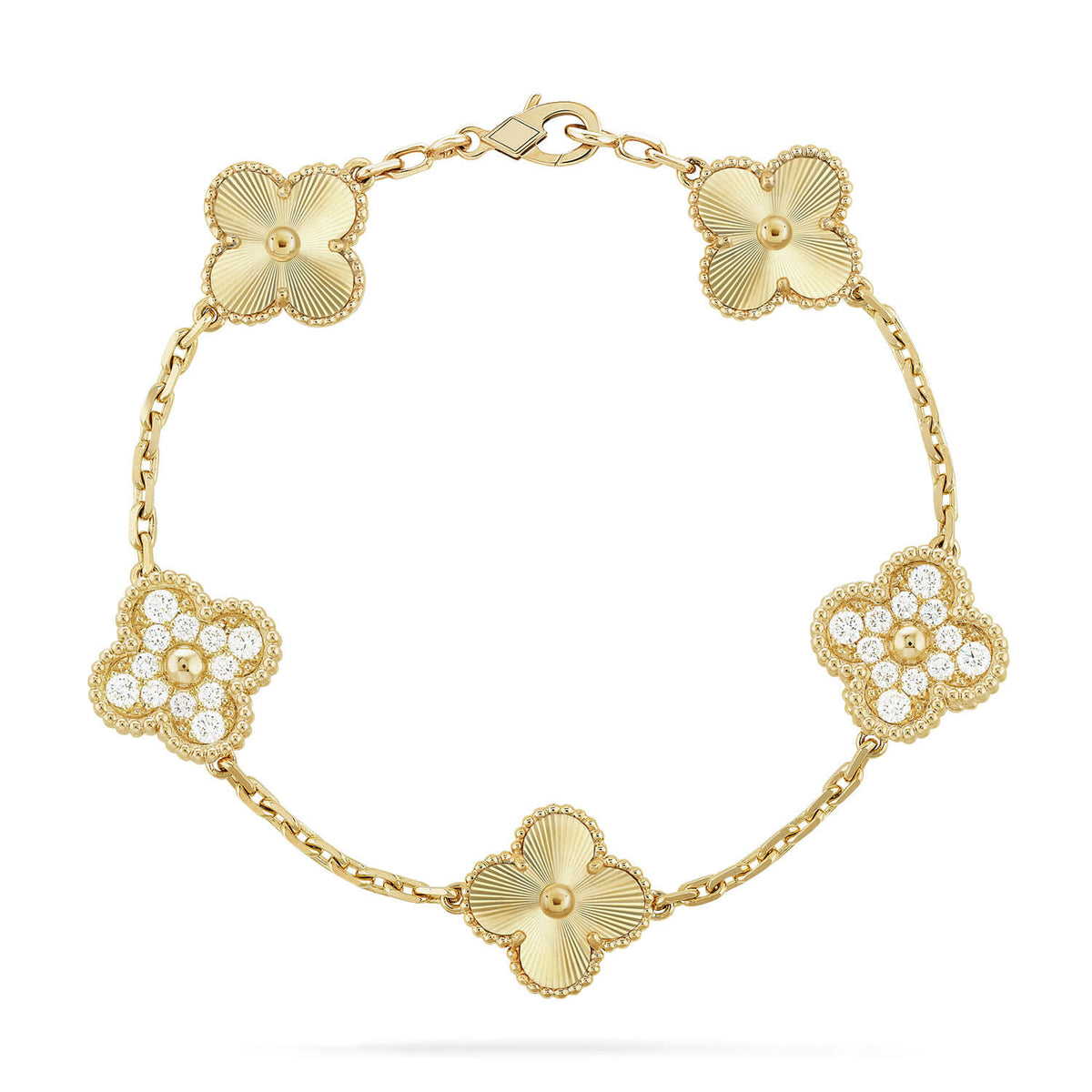 [⭐Miroze ]New  CLOVER 5 MOTIF LASER BRACELET COLLECTION