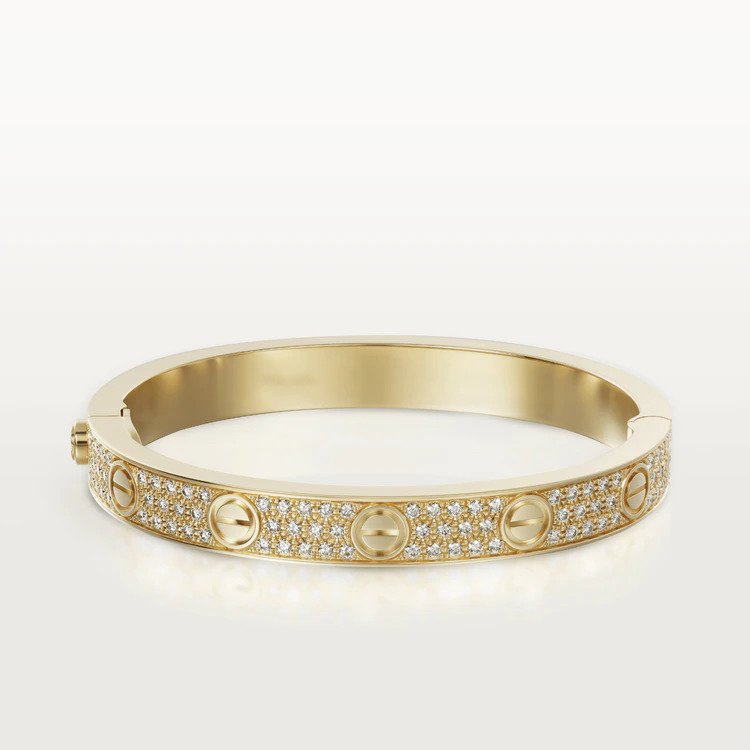 ⭐Miroze LOVE BRACELET 6.1MM DIAMOND-PAVED