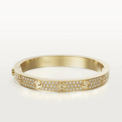[⭐Miroze]LOVE BRACELET 6.1MM DIAMOND-PAVED