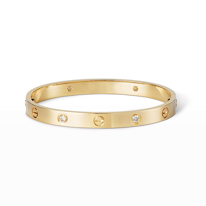 ⭐Miroze LOVE BRACELET 6.1MM 4 DIAMONDS