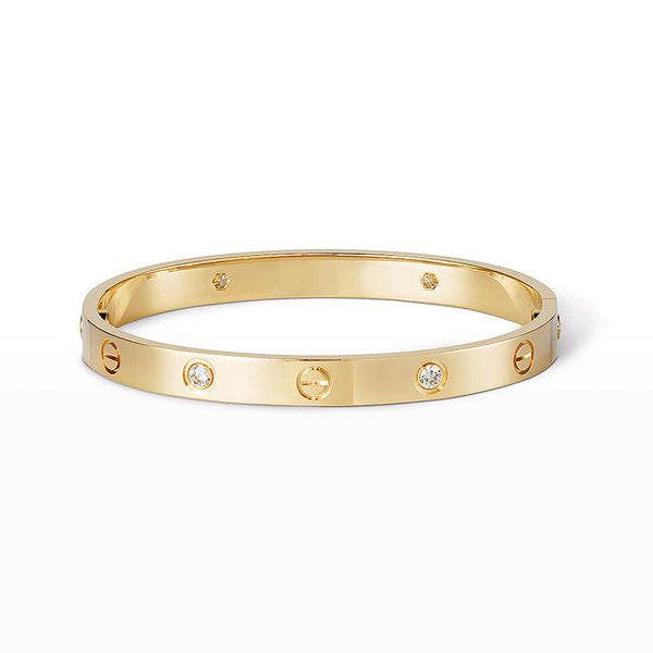 [⭐Miroze]LOVE BRACELET 6.1MM 4 DIAMONDS