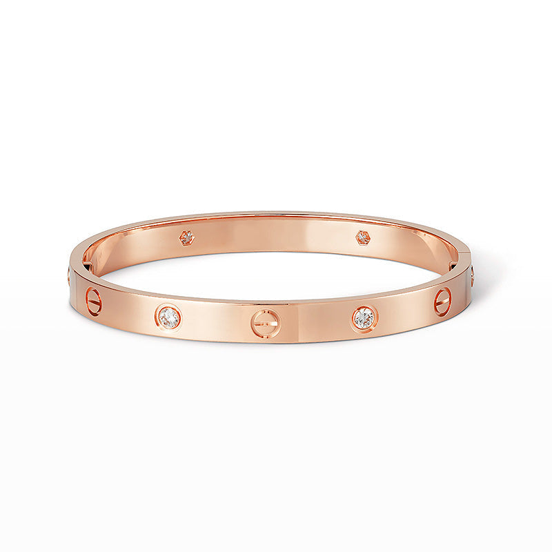 ⭐Miroze LOVE BRACELET 6.1MM 4 DIAMONDS