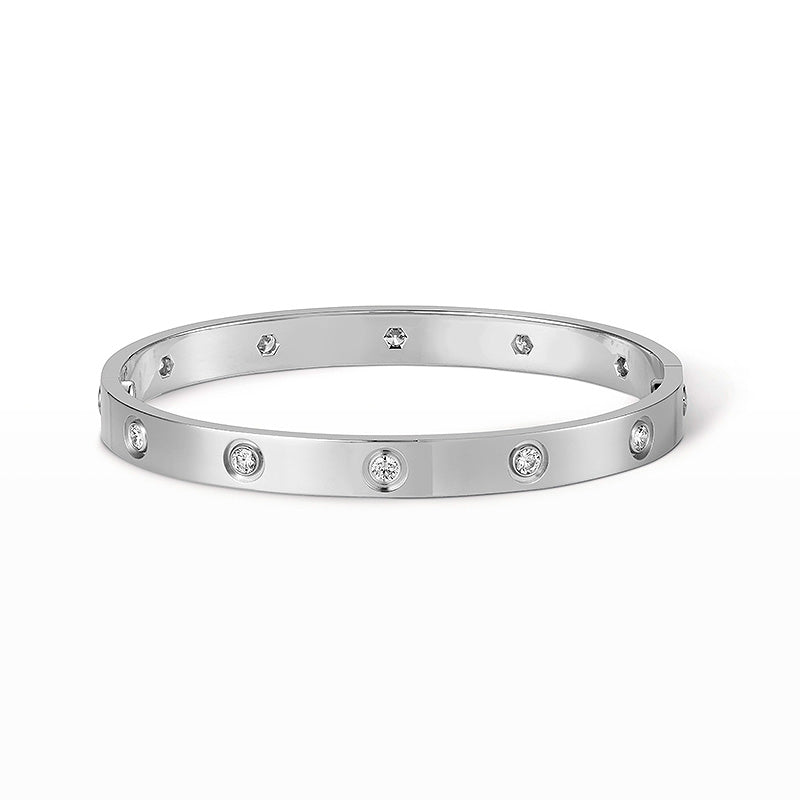 [⭐Miroze]LOVE BRACELET 6.1MM 10 DIAMONDS