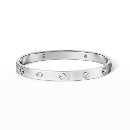 [⭐Miroze]LOVE BRACELET 6.1MM 4 DIAMONDS