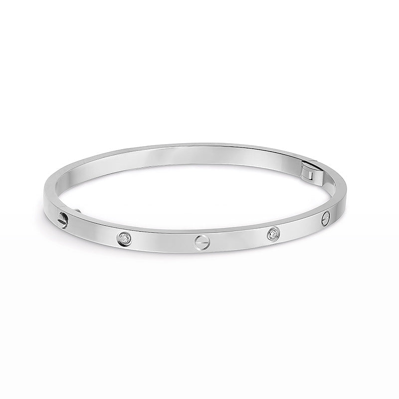 [⭐Miroze]LOVE BRACELET 3.65MM 6 DIAMONDS