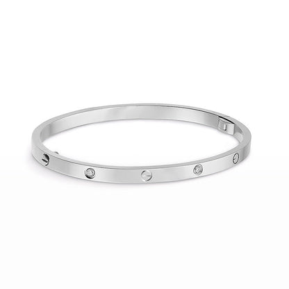[⭐Miroze]LOVE BRACELET 3.65MM 6 DIAMONDS